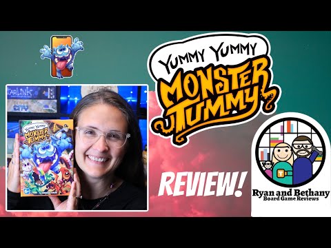 Ryan and Bethany review Yummy Yummy Monster Tummy!