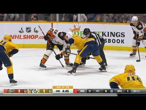 NHL Highlights   Ducks vs  Predators   Nov 22, 2021