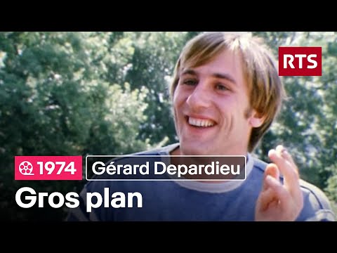 Gros plan sur Gérard Depardieu (1974)