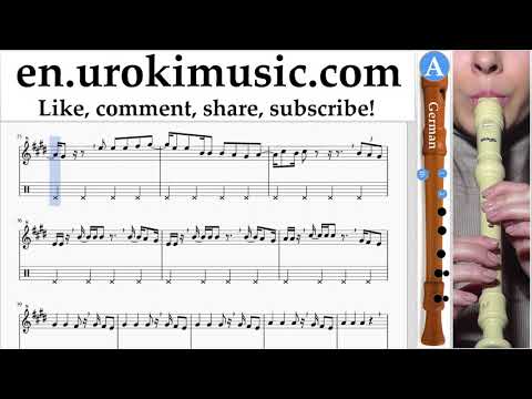 Recorder lessons (G.) Luis Fonsi, Stefflon Don - Calypso Sheet Music Tutorial um-ih352