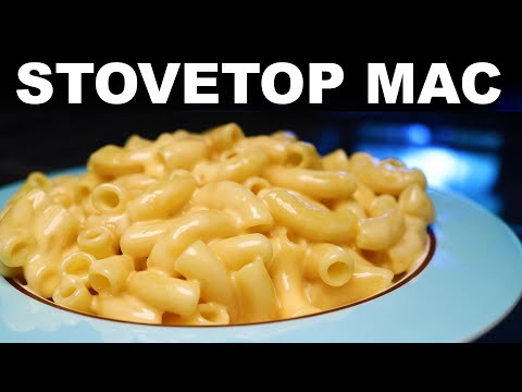 Silky stovetop mac & cheese with crunchy topping