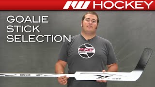 How to Select a Hockey Goalie Stick