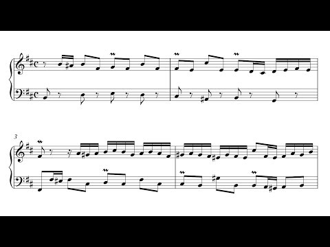 Bach: Invention 15 in B Minor, BWV 786 (Urtext Edition)