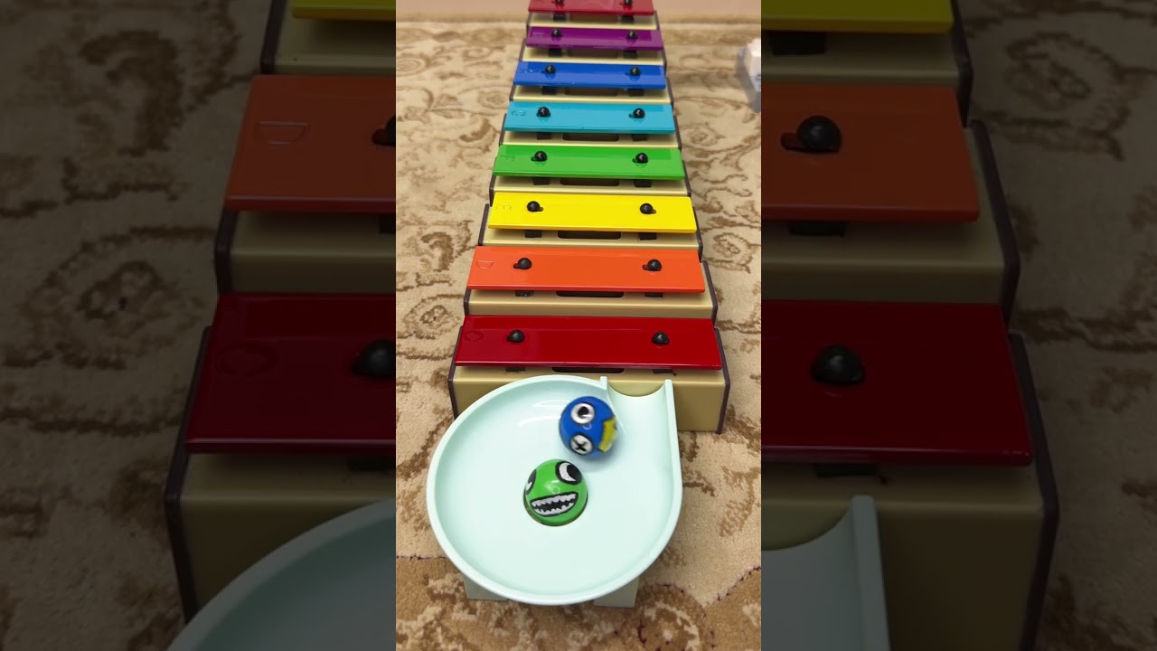 Marble Run &  Glockenspiel 🎶 #xylophone #glockenspiel #music #satisfying
