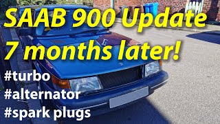 Saab 900 Update - 7 months later (ish) - Alternator, Spark plugs, Badge on Grill