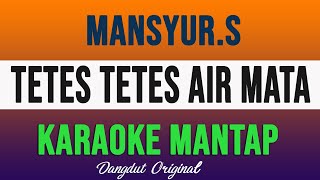 Download lagu TETES TETES AIR MATA KARAOKE MANSYUR S mp3