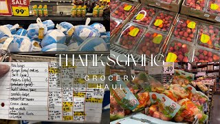 Thanksgiving Grocery Haul | Shop With Me