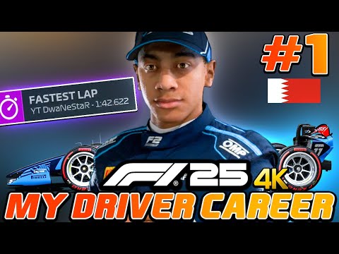 F1 25 MY DRIVER Career Mode #1 4K📽 || Formula 2 Debut🔥