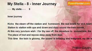 preview picture of video 'My Stella_( no 8)-- Inner journey__ poem by prabir Gayen'