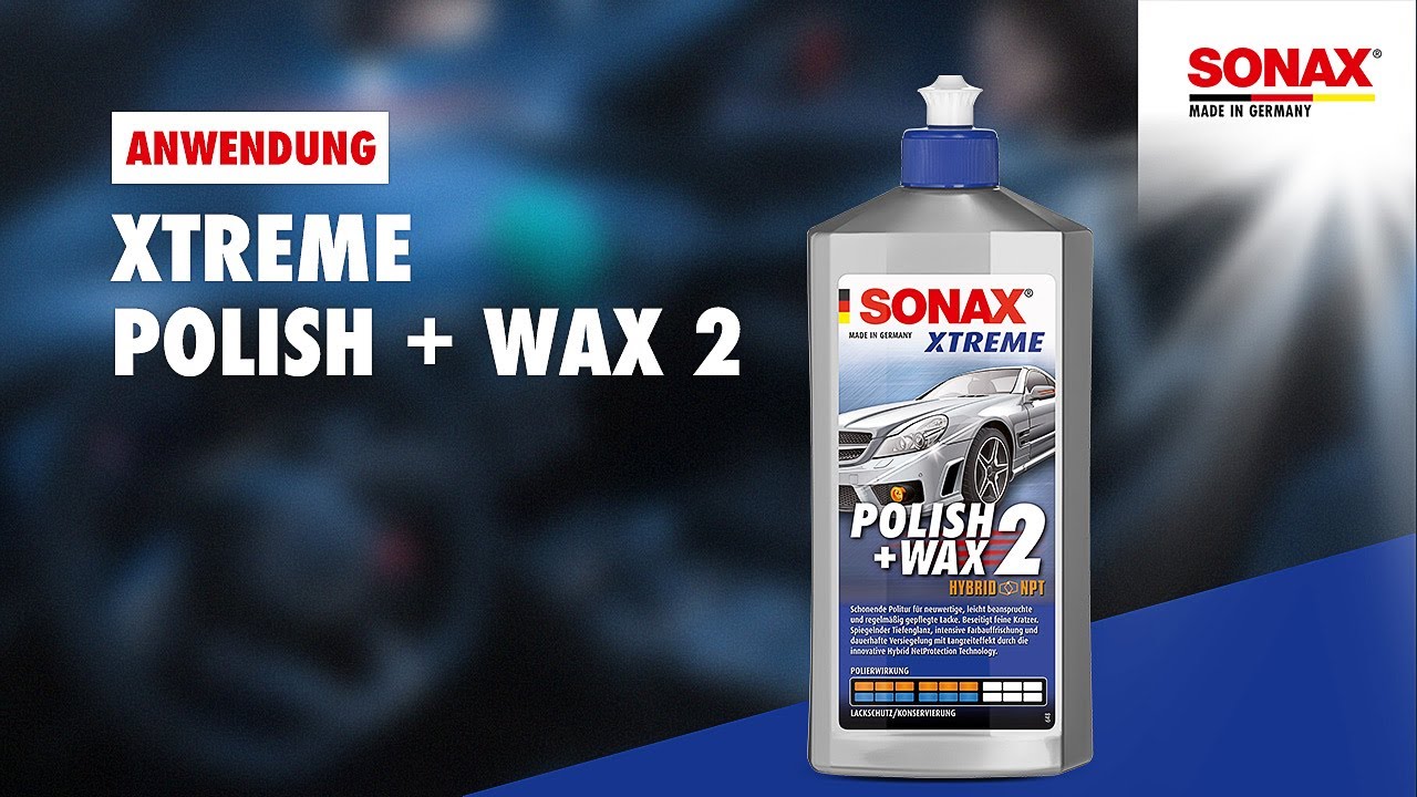 Video: Sonax Xtreme Polish+Wax 2 Hybrid NPT 500ml Video: Sonax Xtreme Polish+Wax 2 Hybrid NPT 500ml