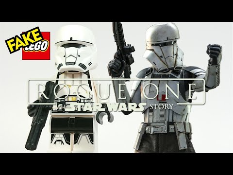 Fake Lego Imperial Hovertank Pilot Rogue One Custom minifigure by XINH XH 452