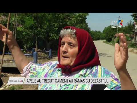 APELE AU TRECUT, OAMENII AU RĂMAS CU DEZASTRUL