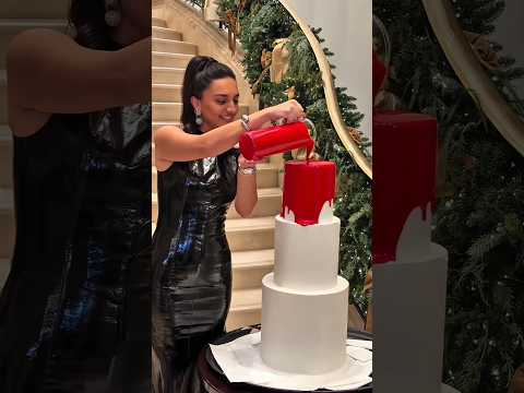 Girl Ruined Birthday Cake With Color 😳 #cat #catvideos