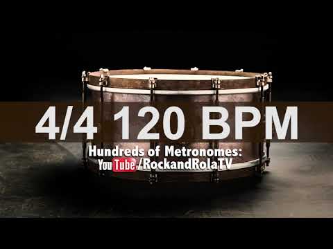 🔴 120 BPM Snare Metronome