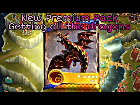 THE NEW PREMIUM PACK and getting all the Dragons - Dragons: Rise of Berk New Update