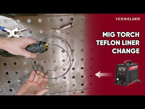 MIG torch teflon liner change For DP200 | YesWelder