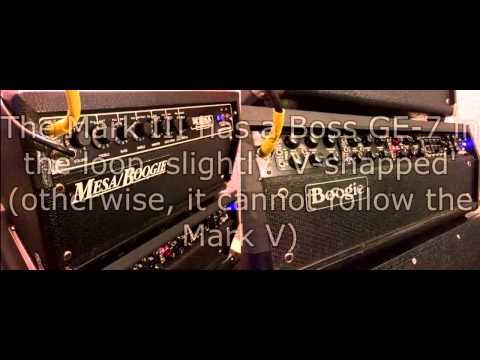 Mesa/Boogie Mark V (IIC+ mode) vs. Mark III (A/B comparison)