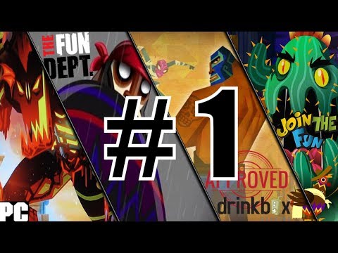 Guacamelee 2 WalkThrough #1 100% Like A Boss On "HARD" SweetFx Graphics