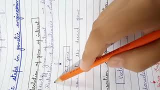 Class-10 Biology (Chapter#17) (Genetic engineering)