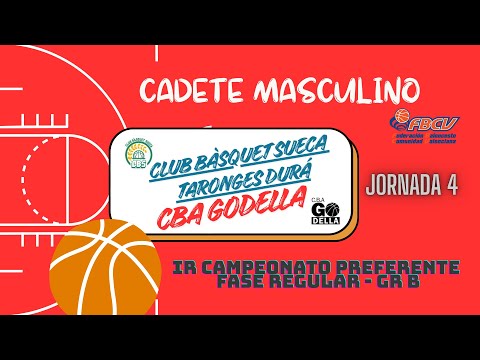 Jornada 4 Cadete Masculino IR Campeonato Preferente-Fase Regular-Gr B. Sueca - Godella