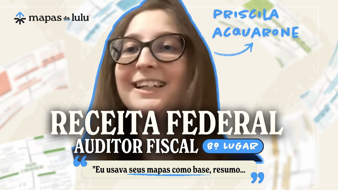 Veterinária aprovada em 8o lugar para Auditor Fiscal da Receita Federal