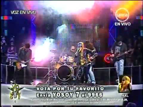 Yo Soy Axl Rose _ Paradise city 10-08-2012