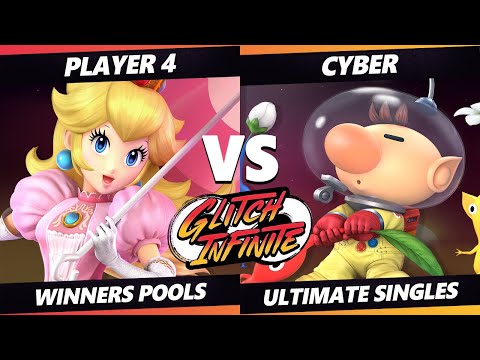 Glitch Infinite - Player 4 (Peach) Vs. Cyber (Olimar) - SSBU Ultimate Tournament