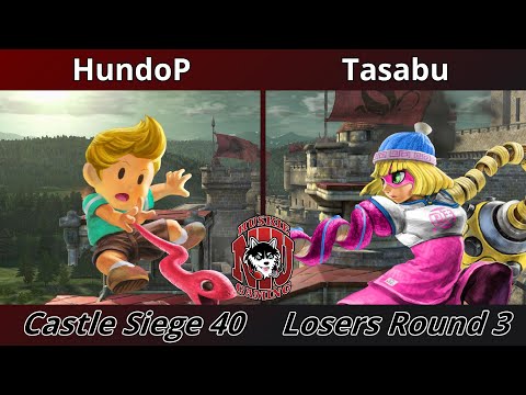 Castle Siege 40 - Losers Round 3 - HundoP (Lucas) vs Tasabu (Min Min)