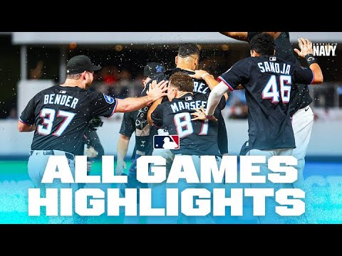 Highlights from ALL games on 8/1! (Marlins pull of INSANE comeback and more WILD WALK-OFFS!)