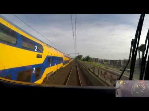 A train driver's view: Nijmegen - Zwolle, DDZ, 07-Jul-2016.