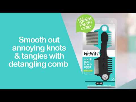NitWits Head Lice Combs for checking, combing and removing head lice