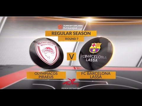 EuroLeague Highlights RS Round 7: Olympiacos Piraeus 59-52 FC Barcelona Lassa