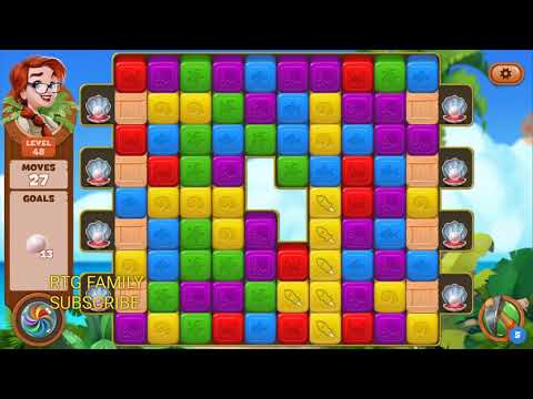 Lost island match 3 blast adventure level 48 MYSTERY ISLAND MYSTERY ISLAND HD 1080P