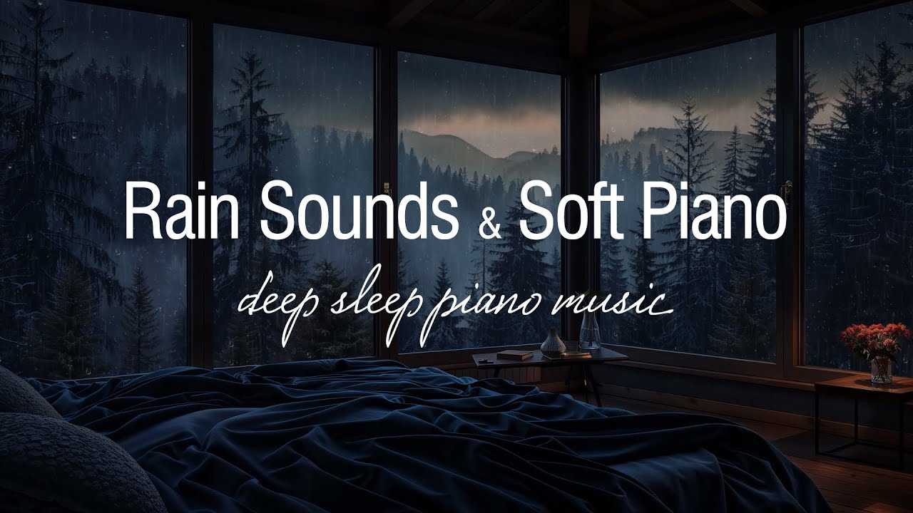 Soothing Rain Sounds🌧️ - The Soft Sound Of Rain On The Window Makes You Free Your Mind & Relax