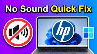 How To Fix No Sound on HP Laptop (Step By Step)