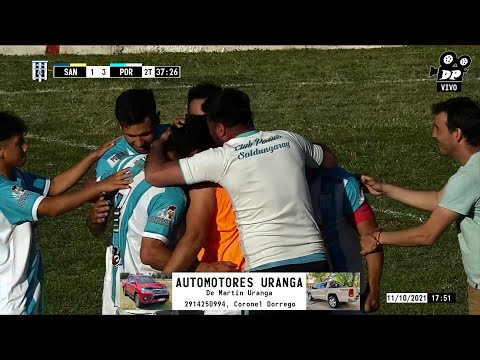 San Martin 1-3 Porteño - Primera rueda - Fecha 9 - Torneo "Centenario Club Porteño"
