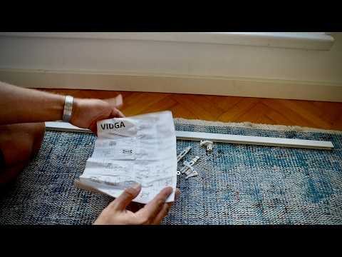 Ikea Vidga curtain track system