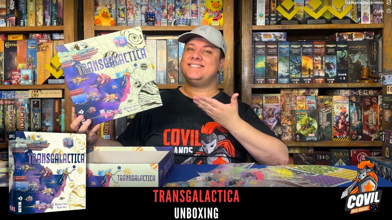 O que tem na Caixa? Unboxing Transgalactica