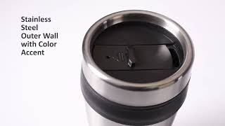 AST58 | 16 oz. Insulated Stainless Steel Travel Mugs