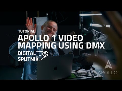 Apollo 1 Video Mapping Using DMX - Tutorial  | Digital Sputnik