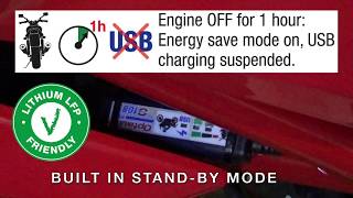 Napájecí kabel SAE na USB TECMATE OPTIMATE USB CHARGER W 20 CORD typ O108KIT