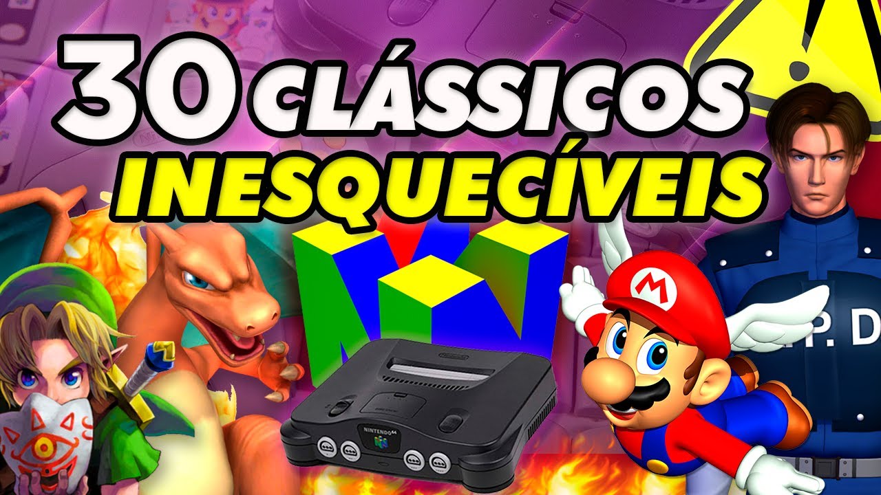 30 Clássicos Inesquecíveis do Nintendo 64: Jogos Épicos do N64 🔥💎