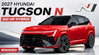 2027 Hyundai Tucson N Rendered and It Looks Wild