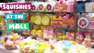 SO MANY SQUISHIES AT THE MALL!! 😍🙌 Slime and Squishy Pop Ups Booths at the Mall! 😮💖 WOW!