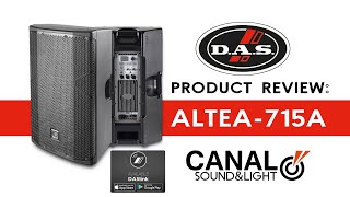 Video thumbnail for DAS ALTEA-715A Powered Speaker [ Product Review ] by Canal Sound and Light