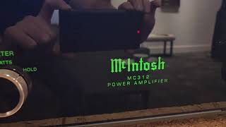 Video thumbnail for McIntosh MC312 Amplifier for Sale! by Sound Sanctuary Austin