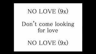 August Alsina ft. Nicki Minaj - No Love (Lyrics)