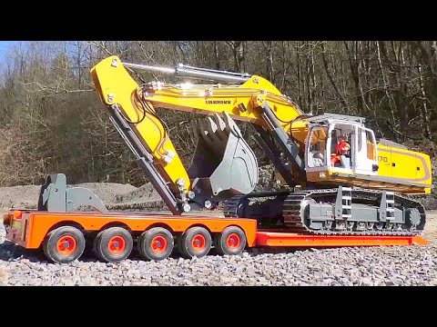 KABOLITE 970! FANTASTIC LOW LOADER WITH 5 STEERING AXLES! K 700 6x6 BEST TRUCK! RC LKW