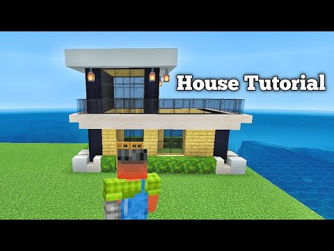 HN Mind Gamer - Minecraft: Easy Small Modern House Tutorial 🏠