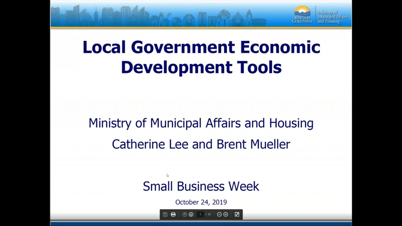 Creating Economic Development Opportunities with Local Government Legislation